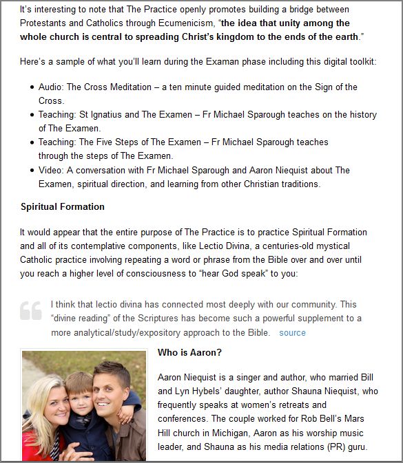 Capture The Practice - Quick capture of a portion of article by Berean Research - Amy Spreeman